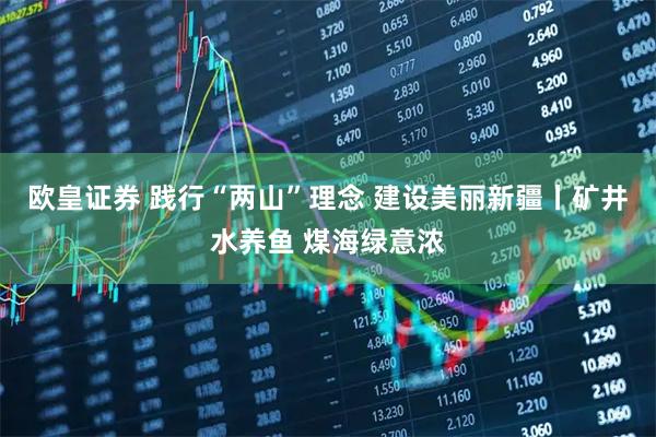 欧皇证券 践行“两山”理念 建设美丽新疆丨矿井水养鱼 煤海绿意浓