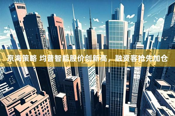 京海策略 均普智能股价创新高，融资客抢先加仓